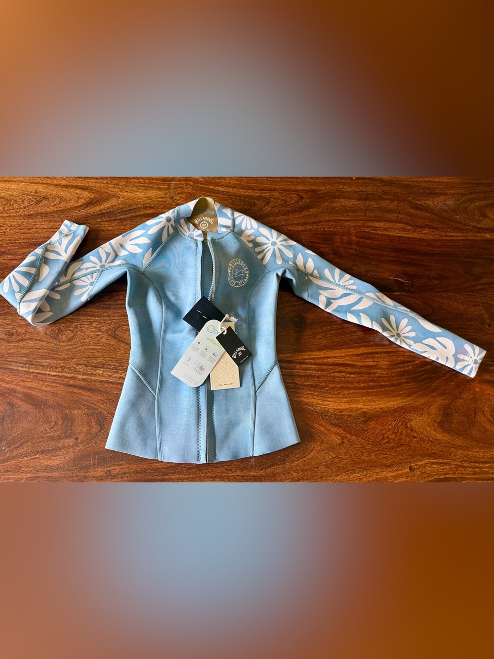 NWT Billabong Peeky Jacket Natural Wetsuit Women’s Size 2/ XS